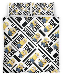 Housse De Couette Minions Personnages 28 Parure de lit Ensemble De Literie
