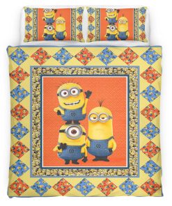 Housse De Couette Minions Personnages 29 Parure de lit Ensemble De Literie