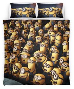 Housse De Couette Minions Moi, moche et méchant Parure de lit Ensemble De Literie