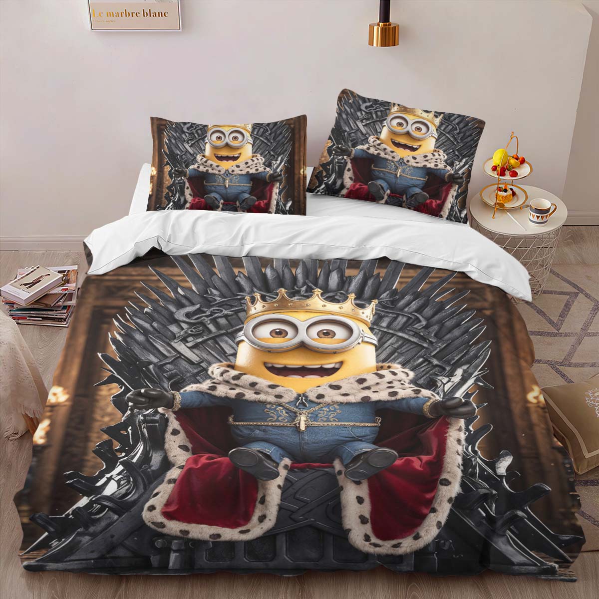 Housse De Couette Minions Game of Minions Parure de lit Ensemble De Literie – Image 2