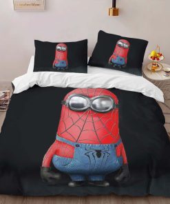 Alternative view of Housse De Couette Minions et Spider-Man Parure de lit Ensemble De Literie