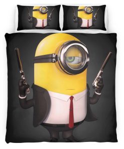 Housse De Couette Minions Stuart 04 Parure de lit Ensemble De Literie