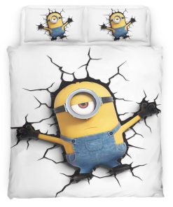 Housse De Couette Minions Stuart 05 Parure de lit Ensemble De Literie