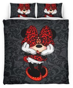 Housse De Couette Minnie Mouse Disney 03 Parure de lit Ensemble De Literie