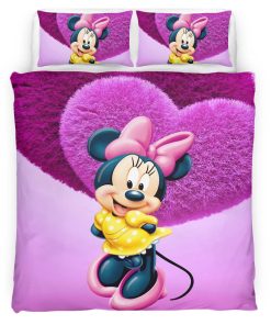 Housse De Couette Minnie Mouse Disney 04 Parure de lit Ensemble De Literie