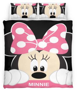 Housse De Couette Minnie Mouse Disney 05 Parure de lit Ensemble De Literie