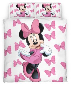 Housse De Couette Minnie Mouse Disney 15 Parure de lit Ensemble De Literie