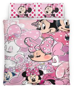 Housse De Couette Minnie Mouse Disney 19 Parure de lit Ensemble De Literie