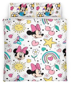 Housse De Couette Minnie Mouse Disney 30 Parure de lit Ensemble De Literie