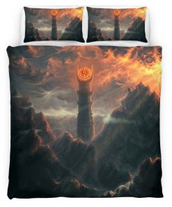 Housse De Couette Mordor Le Seigneur des Anneaux Parure de lit Ensemble De Literie