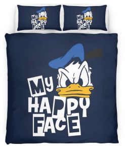 Housse De Couette Donald Duck « My Happy Face » Parure de lit Ensemble De Literie