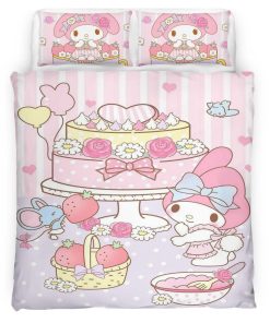 Housse De Couette My Melody & Hello Kitty 02 Parure de lit Ensemble De Literie