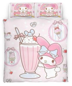 Housse De Couette My Melody & Hello Kitty 04 Parure de lit Ensemble De Literie
