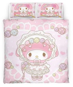 Housse De Couette My Melody & Hello Kitty 07 Parure de lit Ensemble De Literie