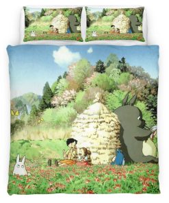 Housse De Couette Mon Voisin Totoro – Tous les Personnages 10 Parure de lit Ensemble De Literie