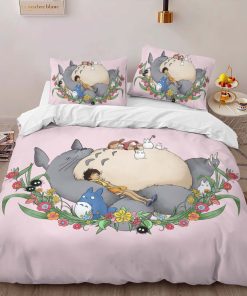 Alternative view of Housse De Couette Mon Voisin Totoro – Tous les Personnages 10 Parure de lit Ensemble De Literie