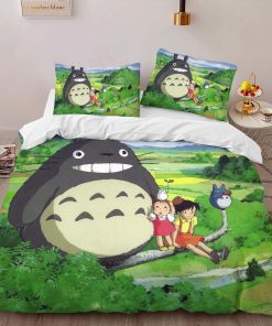 Alternative view of Housse De Couette Mon Voisin Totoro – Tous les Personnages 22 Parure de lit Ensemble De Literie