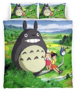 Housse De Couette Mon Voisin Totoro – Tous les Personnages 25 Parure de lit Ensemble De Literie