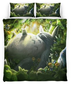 Housse De Couette Mon Voisin Totoro – Tous les Personnages 29 Parure de lit Ensemble De Literie