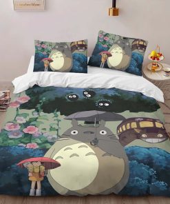 Alternative view of Housse De Couette Mon Voisin Totoro – Tous les Personnages 29 Parure de lit Ensemble De Literie