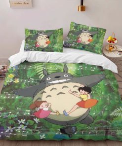 Alternative view of Housse De Couette Mon Voisin Totoro – Tous les Personnages 3 Parure de lit Ensemble De Literie