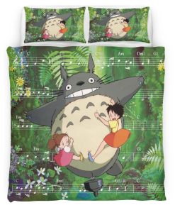 Housse De Couette Mon Voisin Totoro – Tous les Personnages 32 Parure de lit Ensemble De Literie