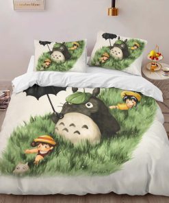 Alternative view of Housse De Couette Mon Voisin Totoro – Tous les Personnages 32 Parure de lit Ensemble De Literie