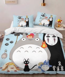 Alternative view of Housse De Couette Mon Voisin Totoro – Tous les Personnages 35 Parure de lit Ensemble De Literie