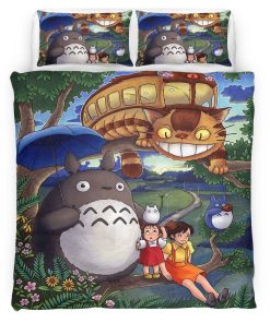Housse De Couette Mon Voisin Totoro – Tous les Personnages 38 Parure de lit Ensemble De Literie