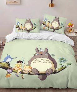 Alternative view of Housse De Couette Mon Voisin Totoro – Tous les Personnages 38 Parure de lit Ensemble De Literie