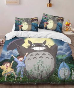 Alternative view of Housse De Couette Mon Voisin Totoro – Tous les Personnages 39 Parure de lit Ensemble De Literie