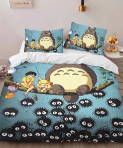 Alternative view of Housse De Couette Mon Voisin Totoro – Tous les Personnages 4 Parure de lit Ensemble De Literie