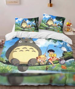Alternative view of Housse De Couette Mon Voisin Totoro – Tous les Personnages 5 Parure de lit Ensemble De Literie