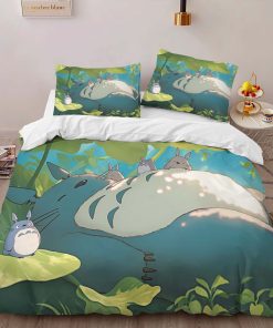 Alternative view of Housse De Couette Mon Voisin Totoro – Tous les Personnages 9 Parure de lit Ensemble De Literie
