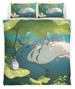 Housse De Couette Mon Voisin Totoro Endormi Parure de lit Ensemble De Literie