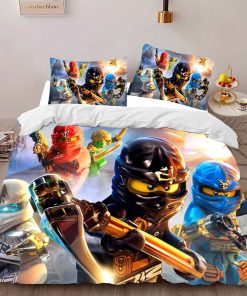 Alternative view of Housse De Couette Ninjago – Tous les Personnages 1002 Parure de lit Ensemble De Literie