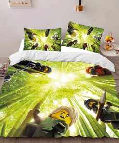 Alternative view of Housse De Couette Ninjago – Tous les Personnages 1006 Parure de lit Ensemble De Literie