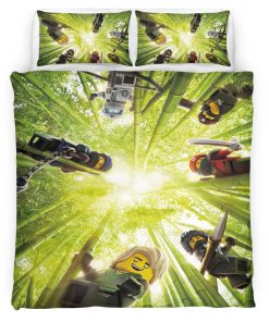 Housse De Couette Ninjago – Tous les Personnages 1006 Parure de lit Ensemble De Literie