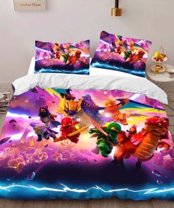 Alternative view of Housse De Couette Ninjago – Tous les Personnages 1010 Parure de lit Ensemble De Literie