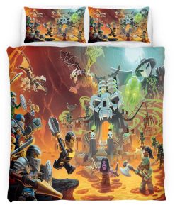 Housse De Couette Ninjago – Tous les Personnages 1011 Parure de lit Ensemble De Literie