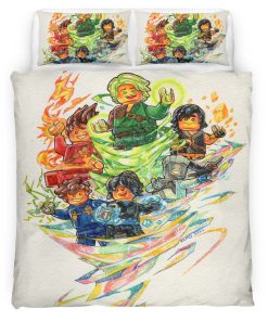 Housse De Couette Ninjago – Tous les Personnages 1013 Parure de lit Ensemble De Literie