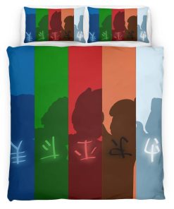 Housse De Couette Ninjago – Tous les Personnages 1014 Parure de lit Ensemble De Literie