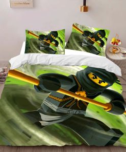 Alternative view of Housse De Couette Ninjago – Combat Tous les Personnages 1009 Parure de lit Ensemble De Literie