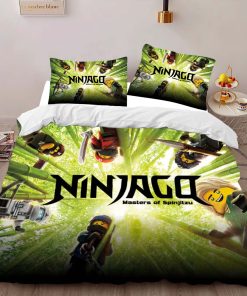 Alternative view of Housse De Couette Ninjago – Combat Tous les Personnages 1012 Parure de lit Ensemble De Literie
