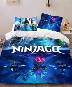 Alternative view of Housse De Couette Ninjago – Combat Tous les Personnages 1015 Parure de lit Ensemble De Literie