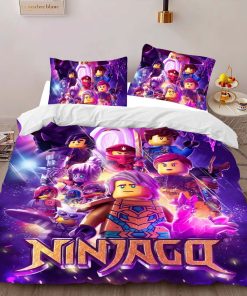 Alternative view of Housse De Couette Ninjago – Combat Tous les Personnages 1017 Parure de lit Ensemble De Literie