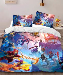 Alternative view of Housse De Couette Ninjago – Combat Tous les Personnages 1018 Parure de lit Ensemble De Literie