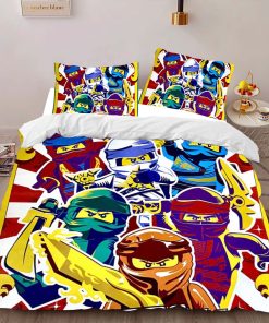 Alternative view of Housse De Couette Ninjago – Combat Maîtres du Spinjitzu Parure de lit Ensemble De Literie
