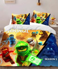 Alternative view of Housse De Couette Ninjago – Saison 1 Tous les Personnages 101 Parure de lit Ensemble De Literie