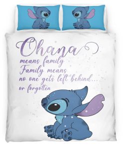 Housse De Couette Ohana signifie famille Lilo & Stitch 2 Parure de lit Ensemble De Literie